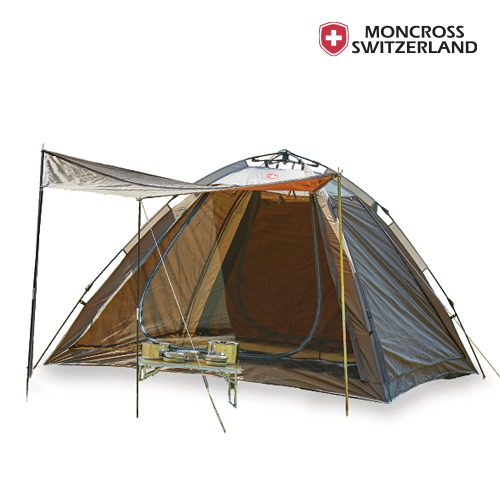 [MONCROSS SWITZERLAND] 스위스몽크로스 자동 텐트 5~6인용_MCA-TN56_브라운